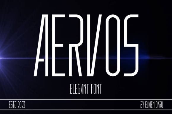 Aervos: The Bold Sans Serif Font for High-Impact Campaigns