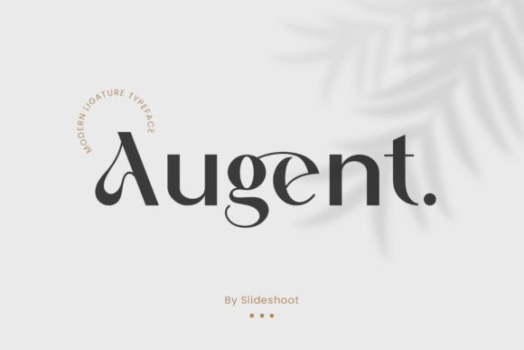 Augent: A Balanced Sans Serif Typeface for Editorial Design