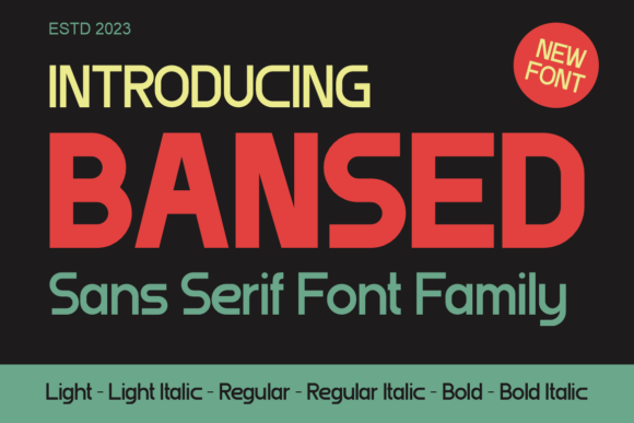Bansed Typeface for Modern Branding