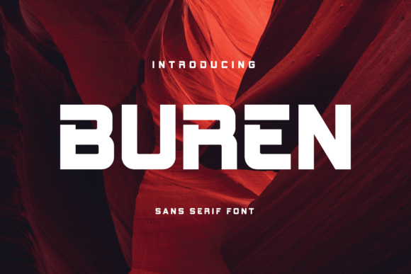 Buren: A Minimalist Sans Serif Typeface for Modern Brands