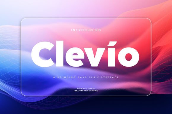 Clevio: A Modern Sans Serif Typeface for Elegant Branding