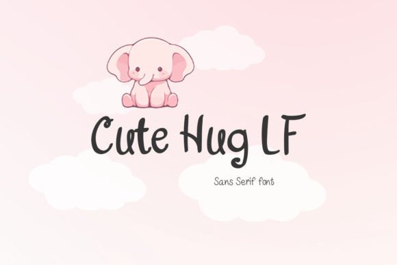 Cute Hug Lf: The Playful Sans Serif Font for Crafters