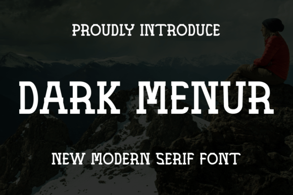 Dark Menur: A Bold Sans Serif Font for Web Design