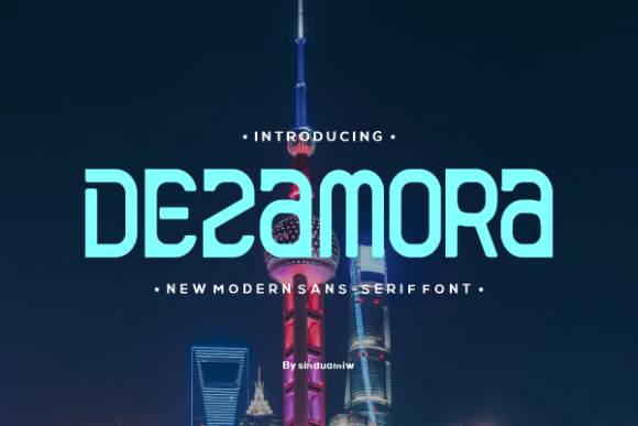 Dezamora: A Bold Sans Serif Typeface for Campaigns