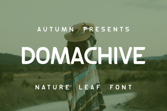 Domachive Typeface for Bold Web Design