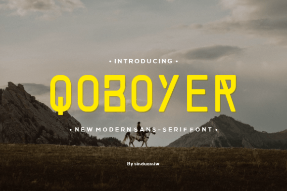 Elevate Editorial Design with Qoboyer Typeface