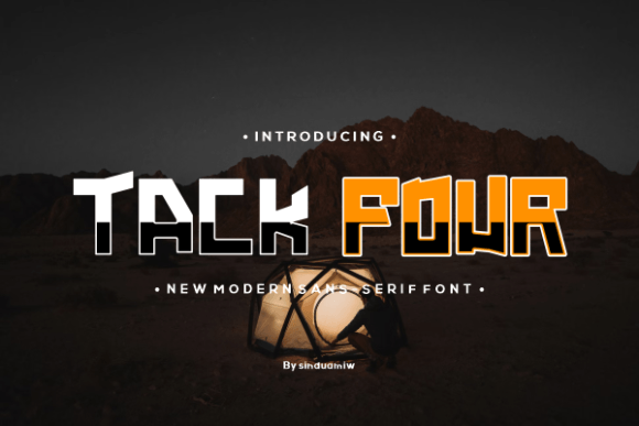 Elevate Your Brand with Tack Four Typeface