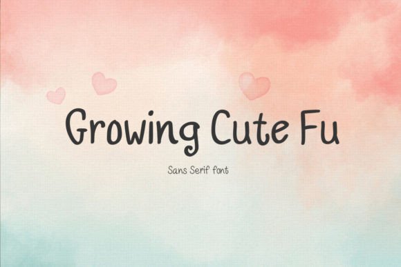 Growing Cute Fu: A Playful Font for Branding