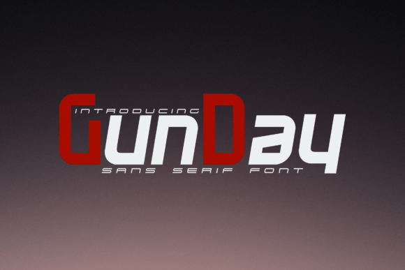 Gunday Typeface for Bold Brand Identity