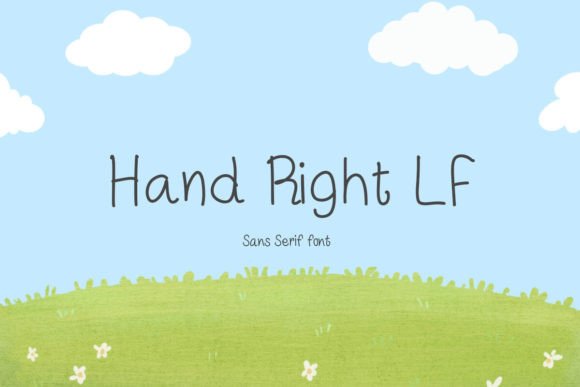 Hand Right Lf: A Playful Typeface for Modern Editorial Design