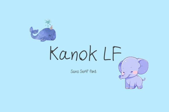 Kanok Lf: A Playful Typeface for Modern Web Design