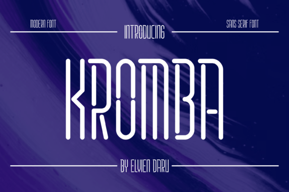 Kromba: The Modern Typeface for Polished Brands