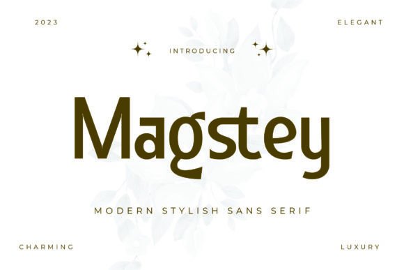 Magstey Typeface for Modern Editorial Design