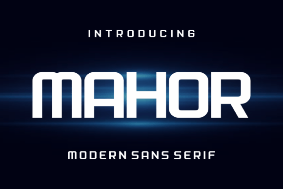 Mahor: A Bold Sans Serif Typeface for Editorial Design