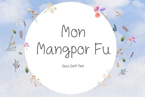 Mon Mangpor Fu Typeface for Small Business Branding