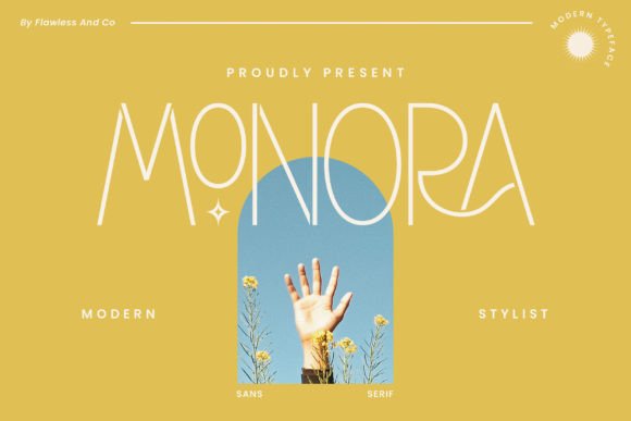 Monora Typeface Review for Modern Branding