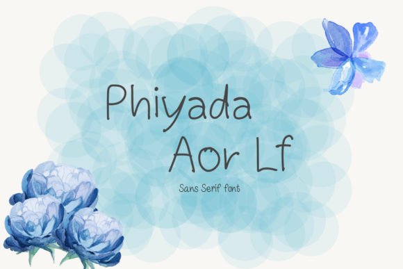 Phiyada Aor Lf Font for Handmade Makers