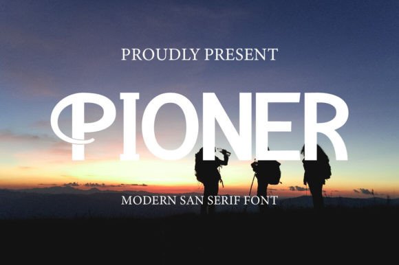 Pioner Font: Elegant Sans Serif for Editorial Design