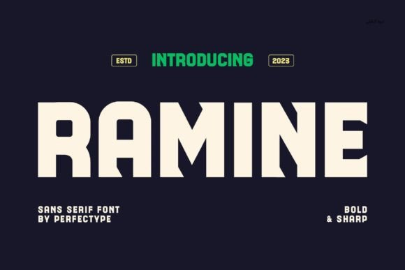 Ramine: The Modern Futuristic Sans Serif for Web Design