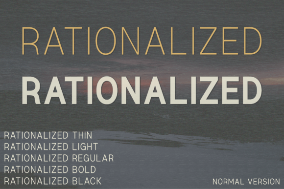 Rationalized Typeface: A Modern Sans Serif Review