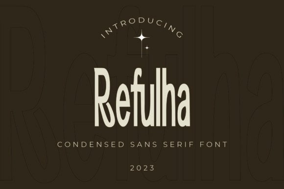 Refullha: The Sleek Typeface for Modern Makers