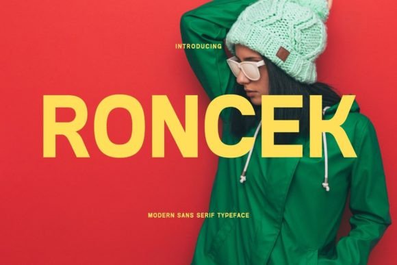 Roncek: A Modern Sans Serif Font for Bold Branding