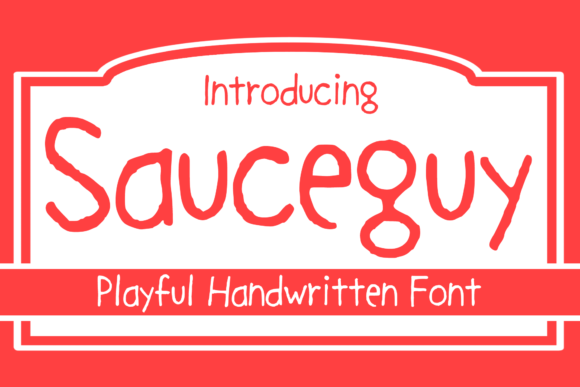 Sauceguy Font for Modern Web Design