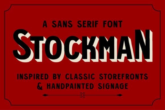 Stockman Font for Bold Campaign Branding