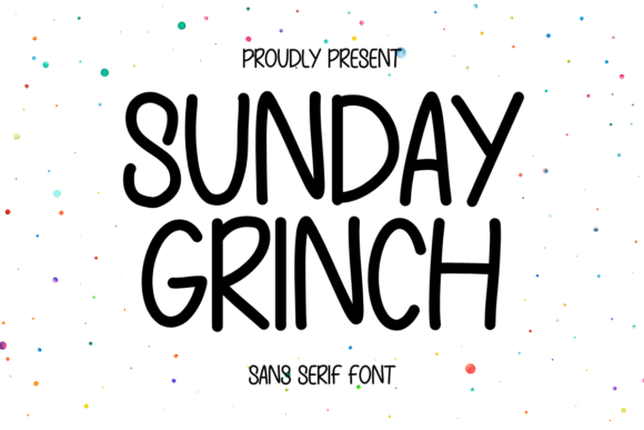 Sunday Grinch: A Friendly Typeface for Editorial Design