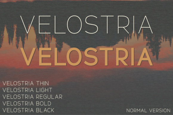 Velostria: A Premium Sans Serif Typeface for Editorial Design