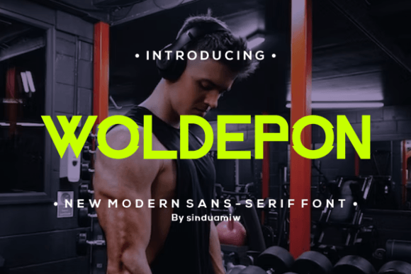 Weldepon: A Modern Sans Serif Font for Editorial Design